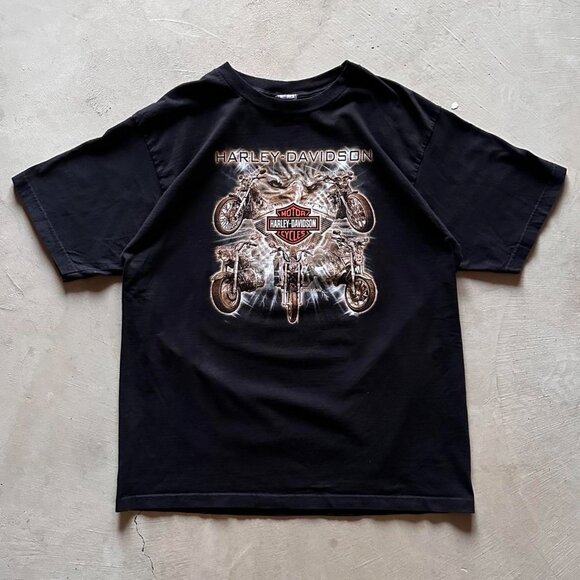 2000s harley davidson black graphic tee - Picture 3 of 6